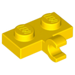 LEGO 11476 geel Plate, Modified 1 x 2 with Clip on Side (Horizontal Grip) 65458 (losse stenen 12-5)*